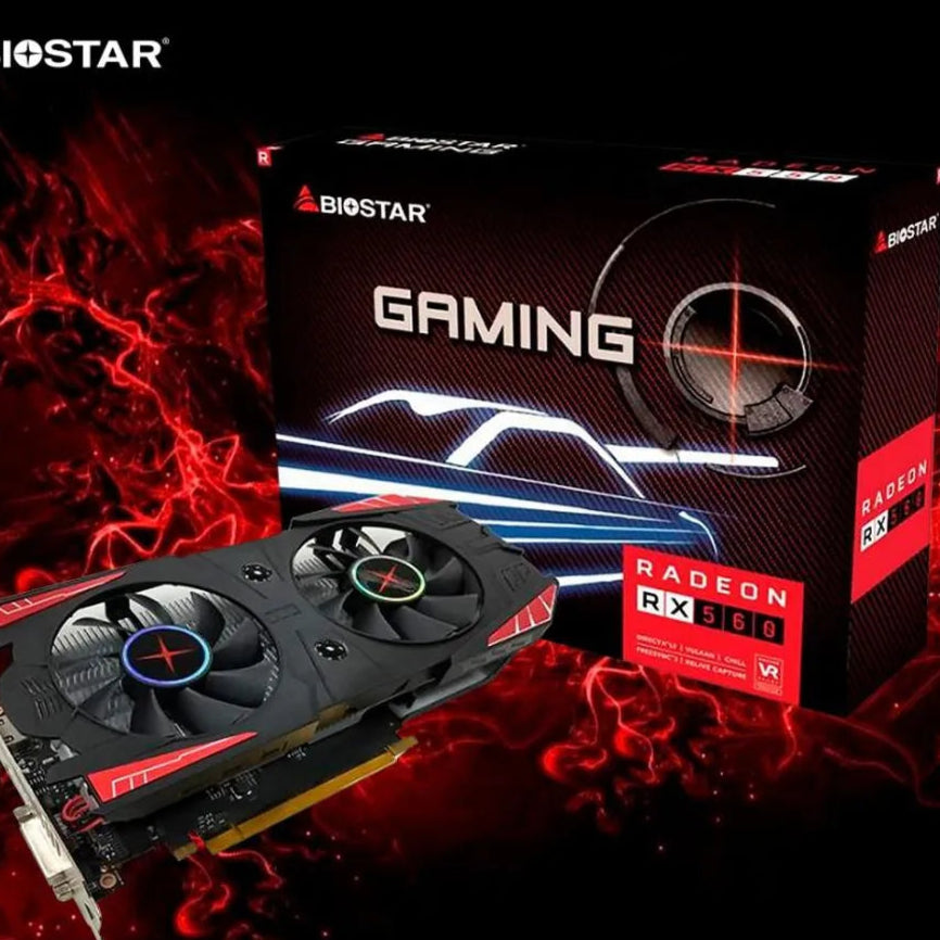 Tarjeta Video Biostar RX560 4GB DDR5