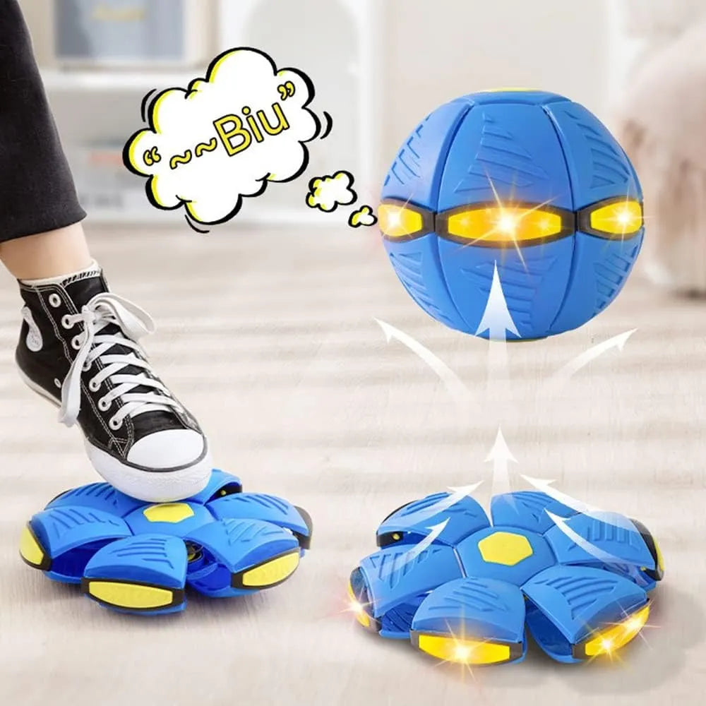 PELOTA MAGICA DISCO VOLADOR LUZ