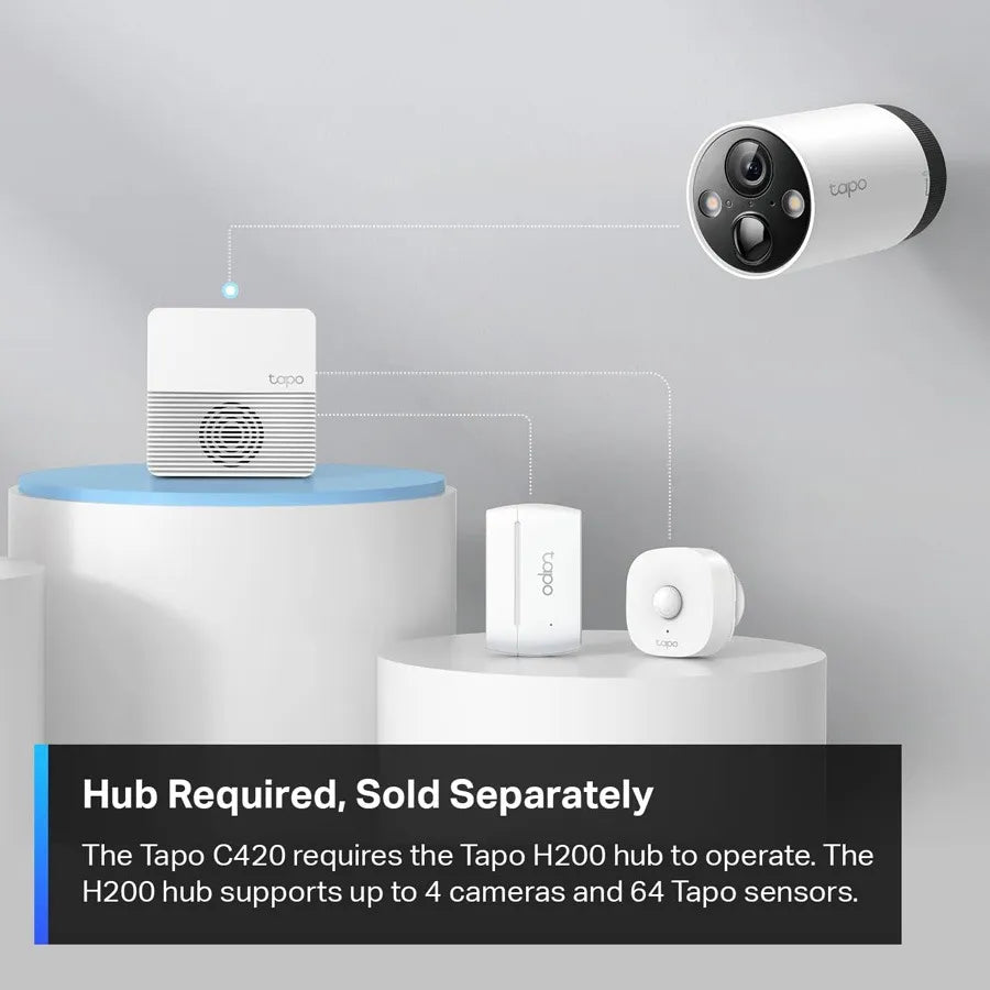 Cámara Seguridad Exterior TAPO C420 c/Batería 2K QHD WiFi TP-LINK