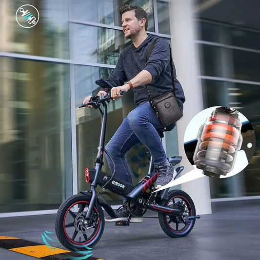 BICICLETA ELECTRICA GYROOR 14″ C3-14 NEGRA