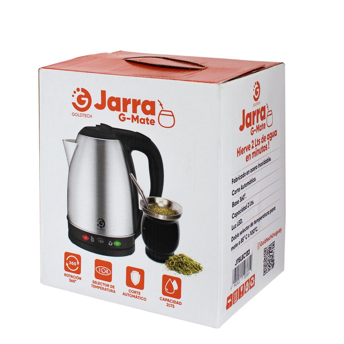 JARRA ELECTRICA GOLDTECH CON SELECTOR TEMPERATURA