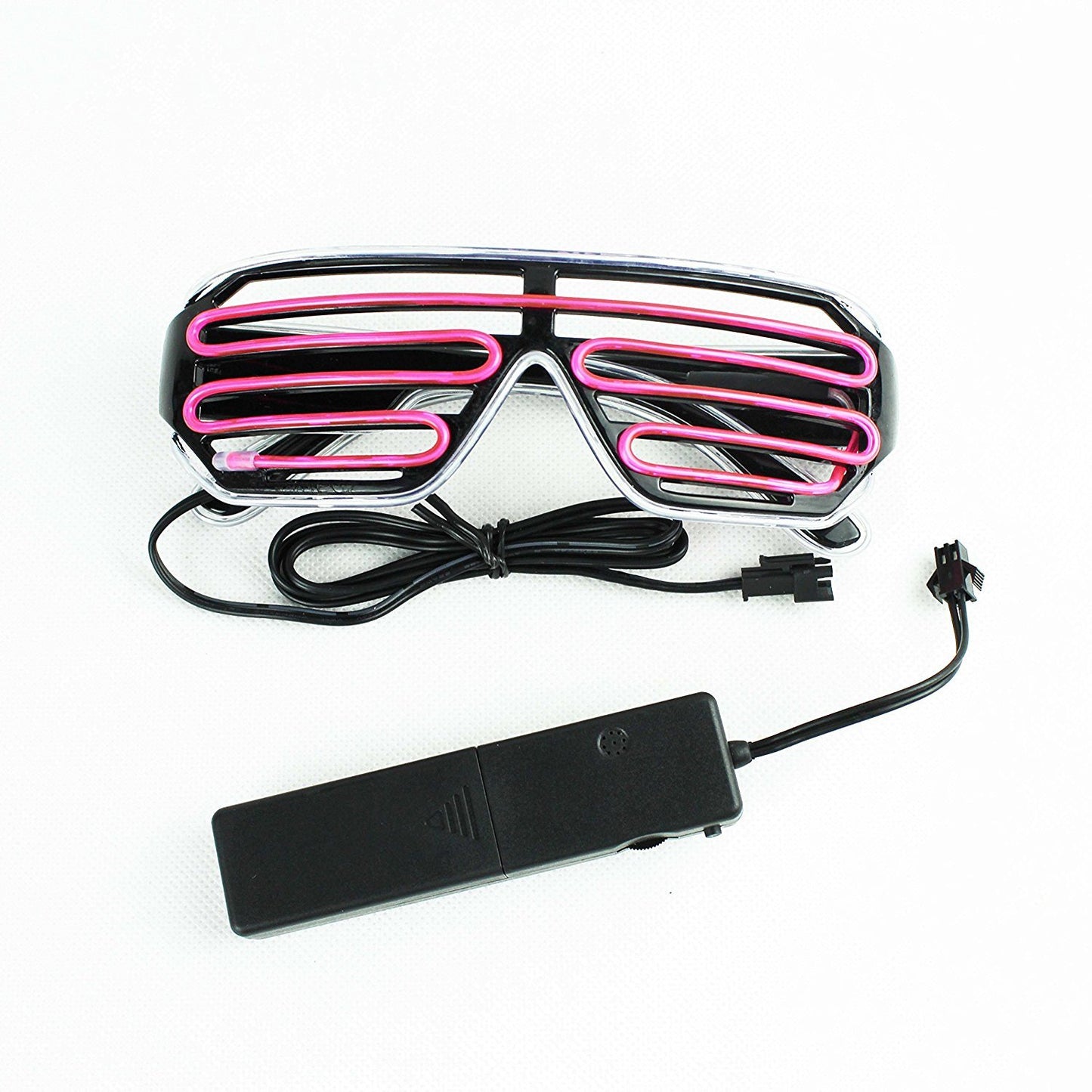 LENTES CON RAYAS Y LUZ DE NEON PARA FIESTAS