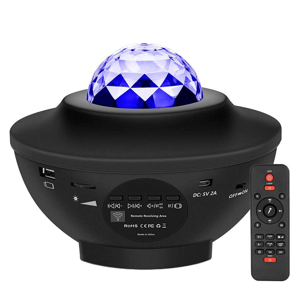 PROYECTOR LUCES GALAXIA PARLANTE Y CONTROL REMOTO