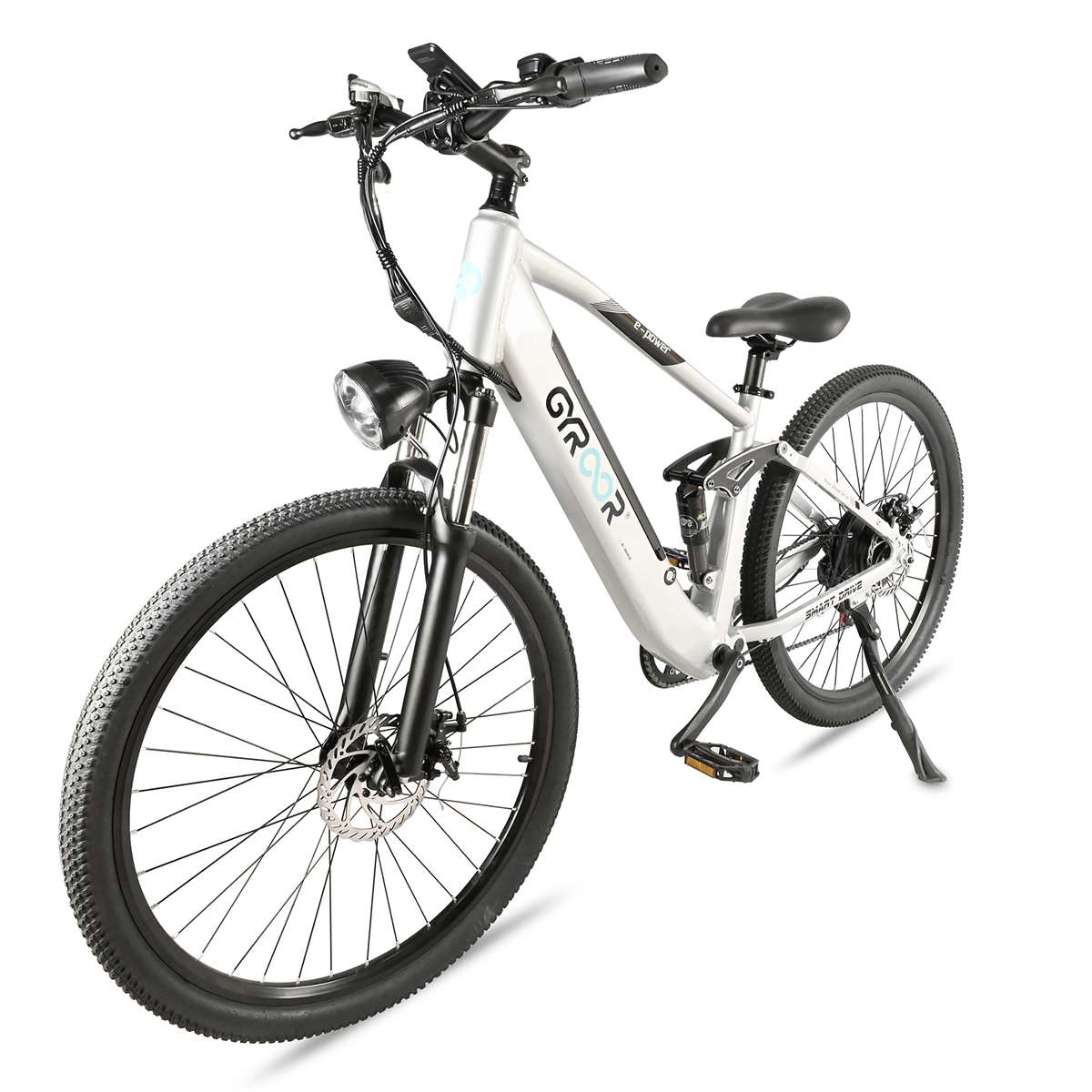 BICICLETA ELECTRICA GYROOR 27.5″ CD-2614 PLATEADA
