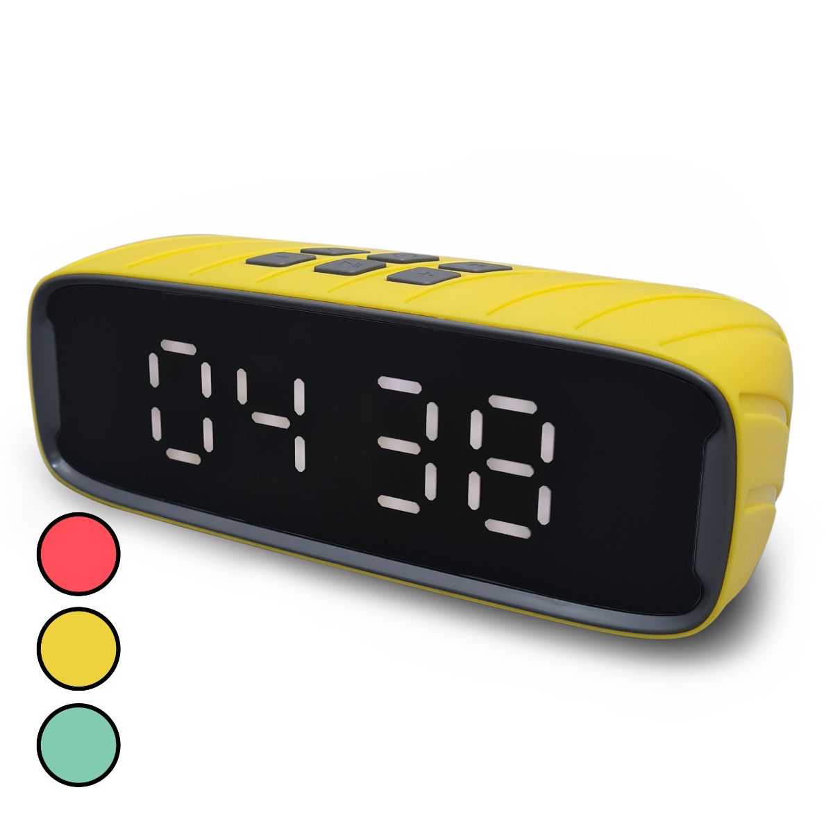 RELOJ DESPERTADOR PARLANTE COLORES
