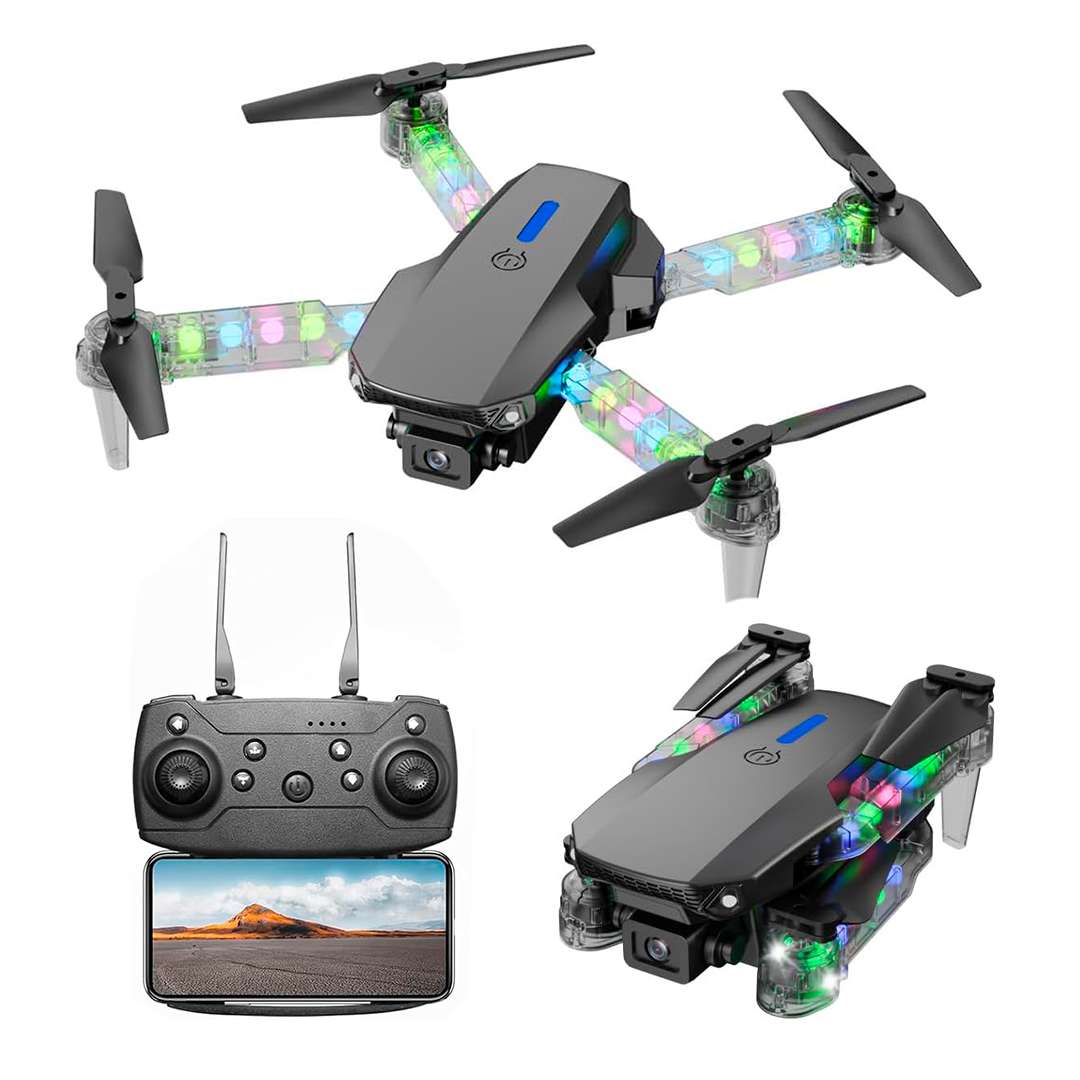 DRONE E88D PRO MAX 4K CON LUZ