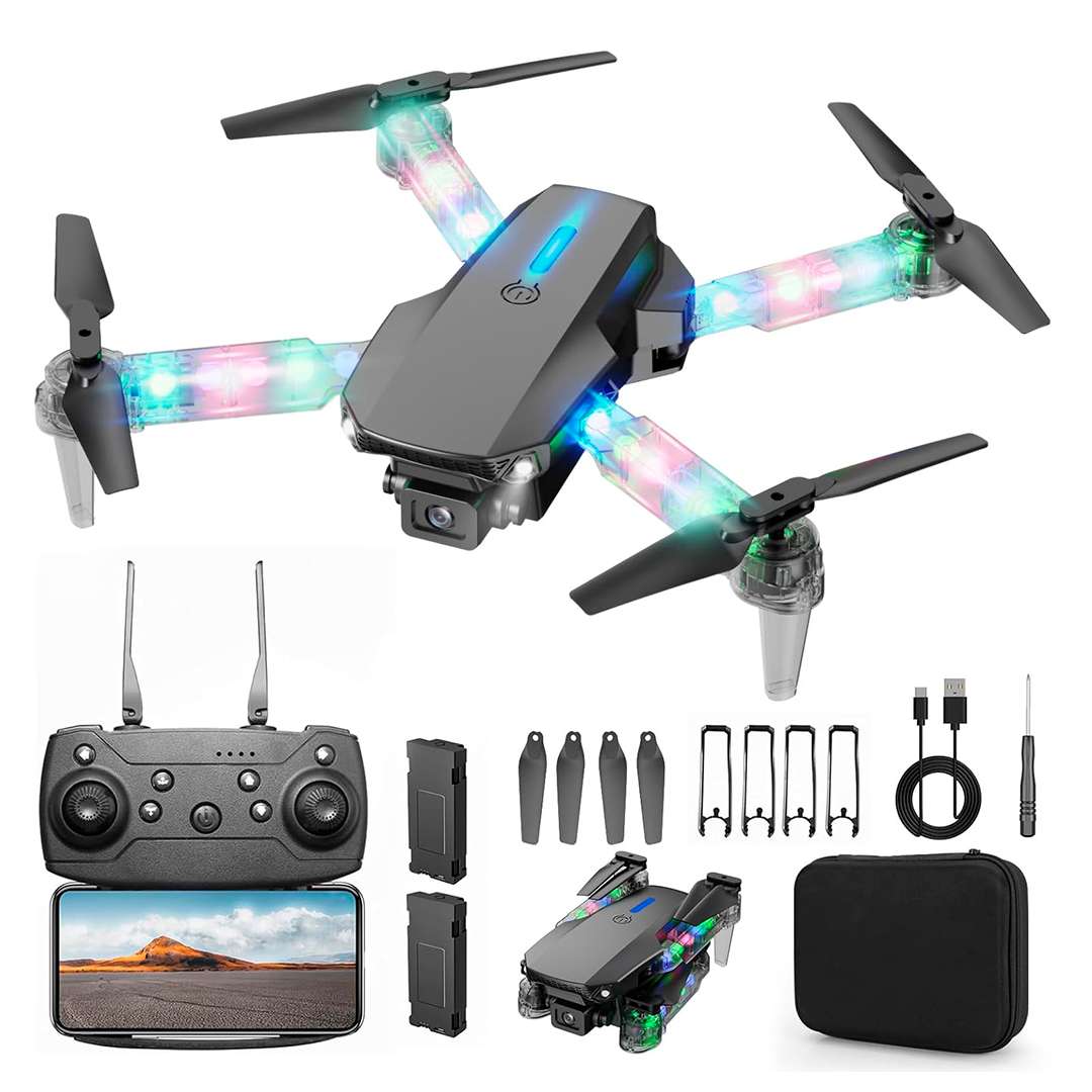 DRONE E88D PRO MAX 4K CON LUZ