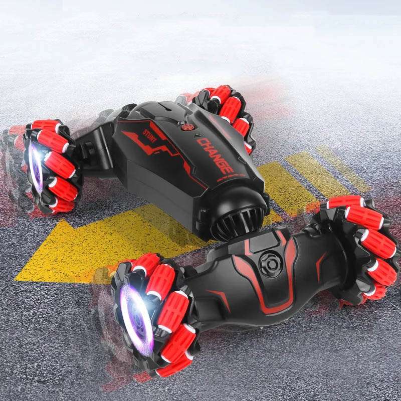 AUTO CON CONTROL REMOTO STUNT CLIMBING 360° ROJO