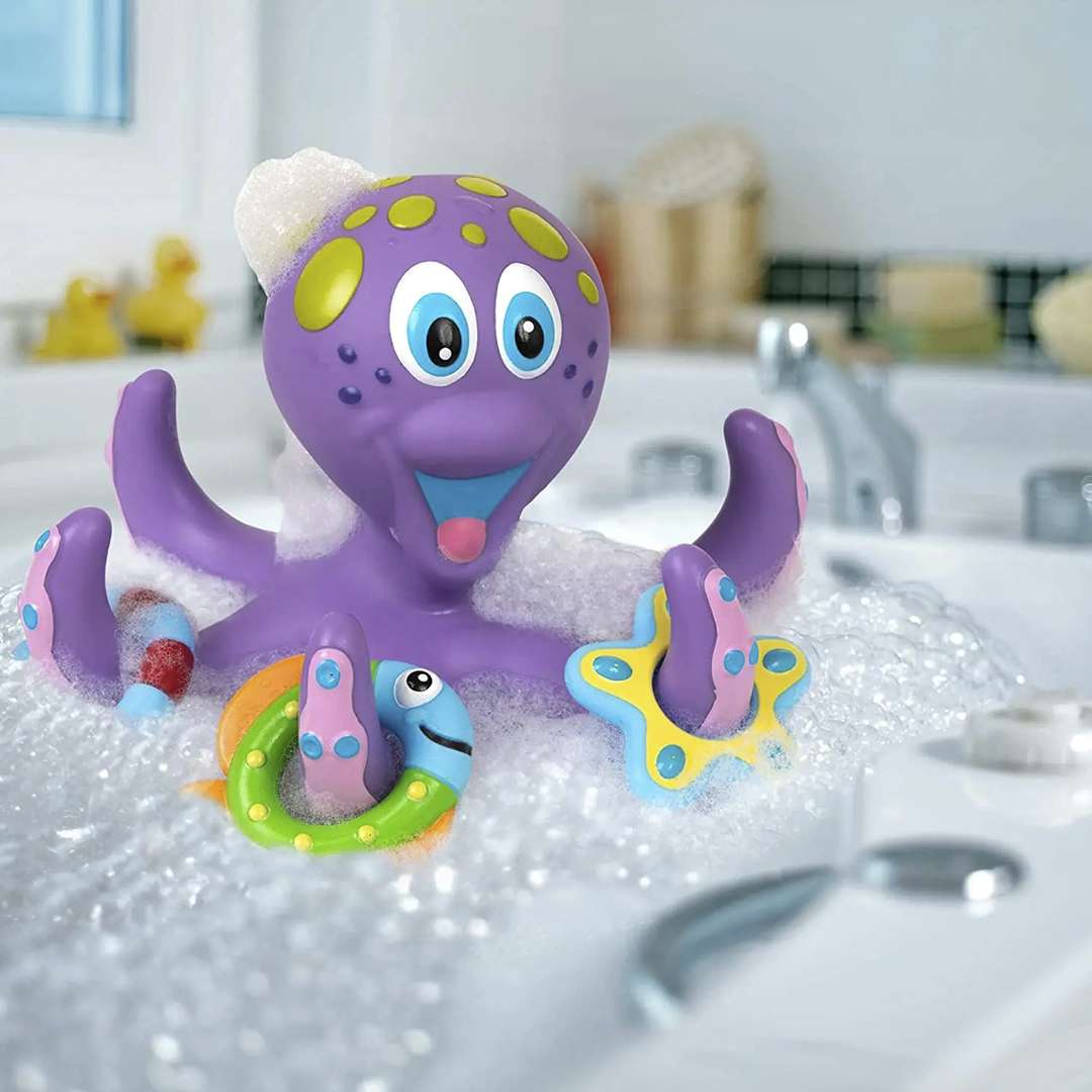 PULPO FLOTANTE JUGUETE DE BAÑO VIOLETA