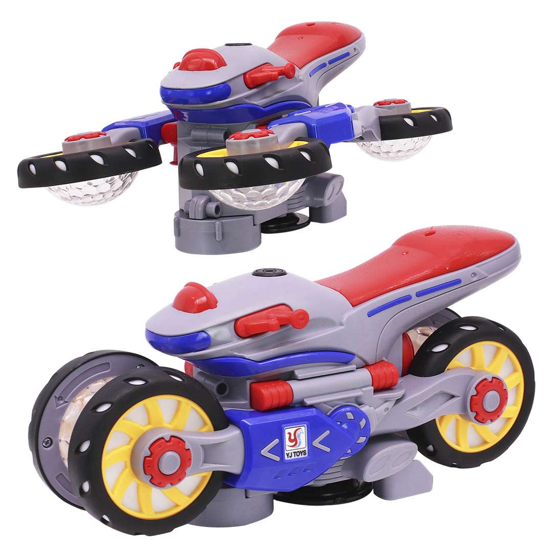 MOTO GIRATORIA CON LUZ Y SONIDO