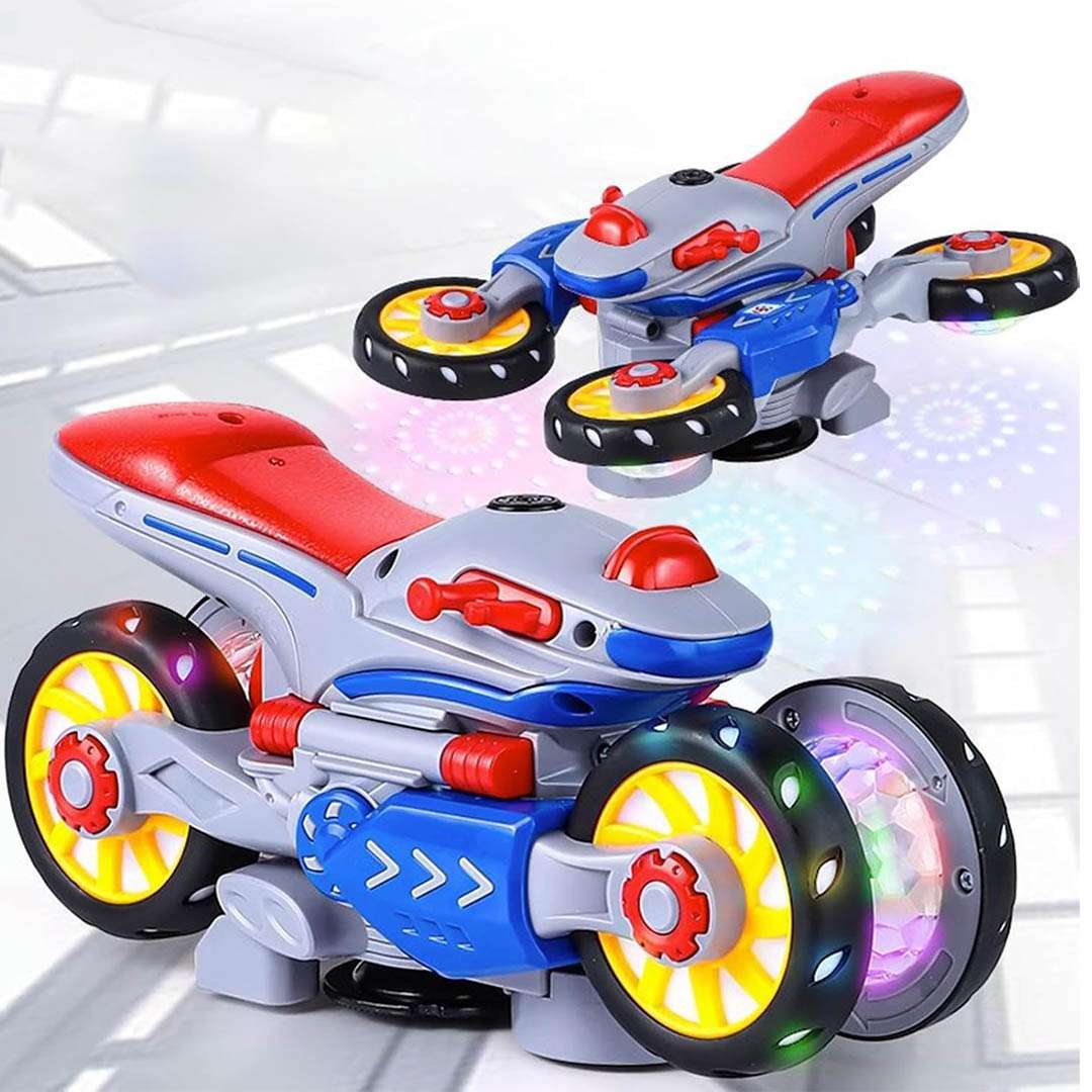 MOTO GIRATORIA CON LUZ Y SONIDO