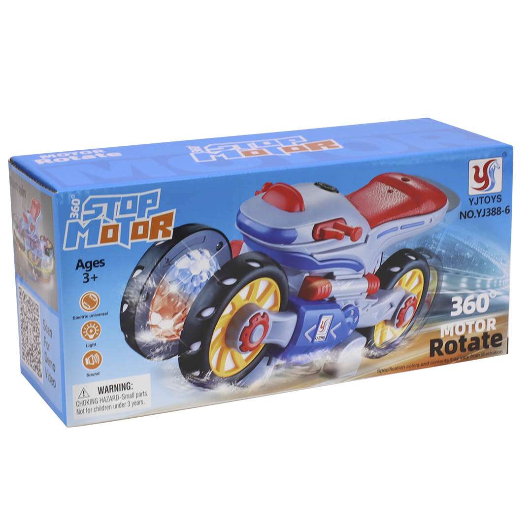 MOTO GIRATORIA CON LUZ Y SONIDO