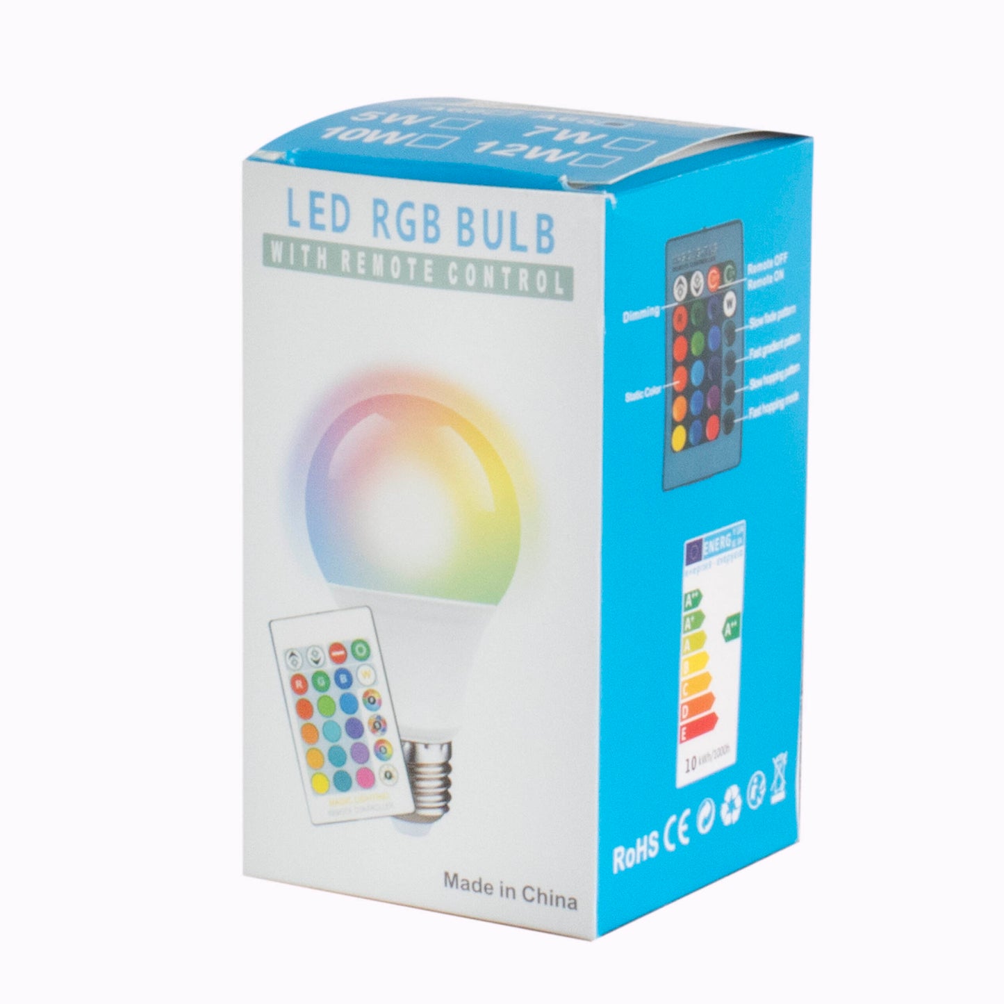 LAMPARA RGB CON CONTROL REMOTO