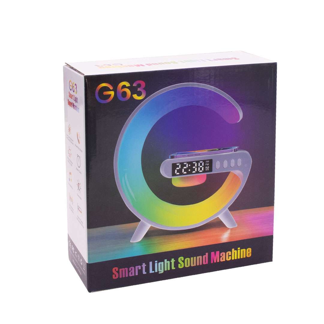 LAMPARA SMART LED G CARGADOR RELOJ RGB