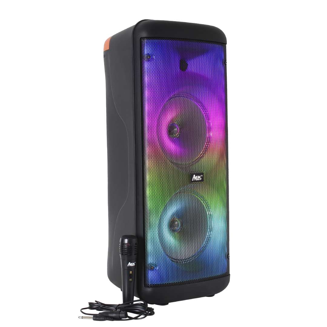 PARLANTE PORTATIL AEK 2×8″