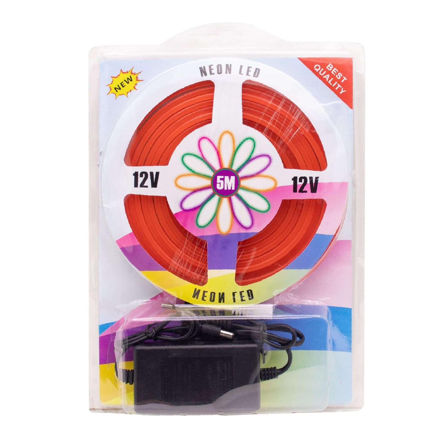ROLLO LUZ LED NEON FLEXIBLE 5M 220V 12V