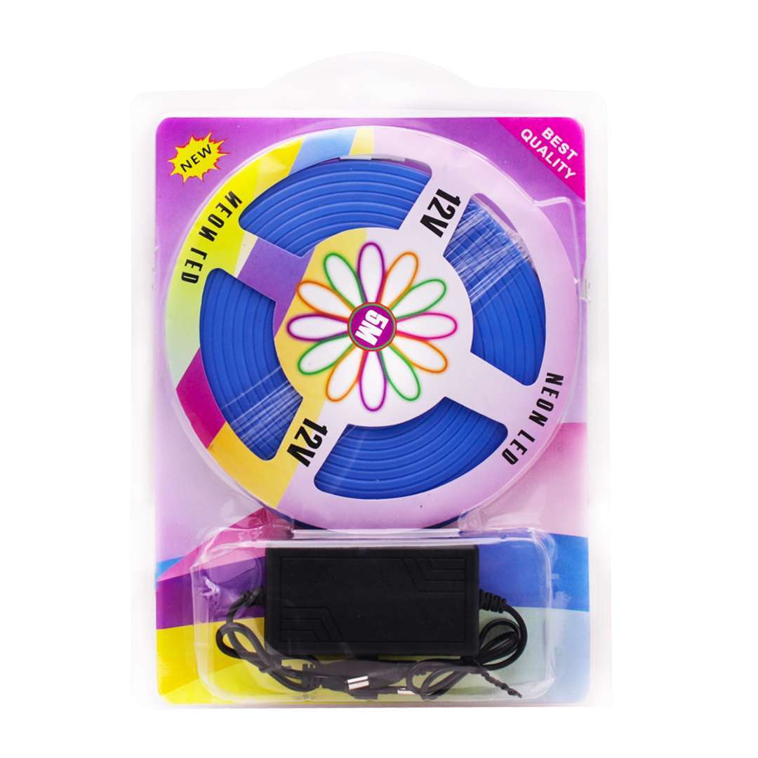 ROLLO LUZ LED NEON FLEXIBLE 5M 220V 12V