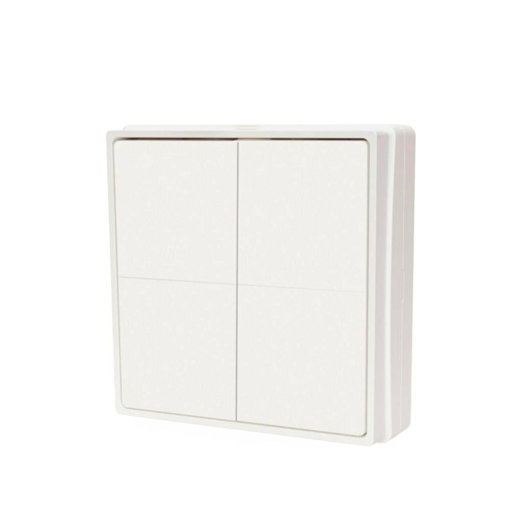 Shelly BLU Wall Switch 4 – Interruptor Inteligente Bluetooth de 4 Canales