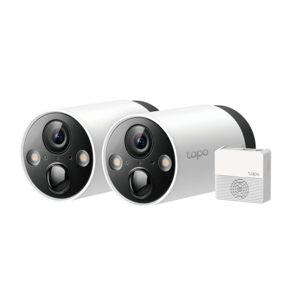 2 Cámaras de Seguridad Exterior TAPO C420S2 + Hub c/Batería 2K WiFi TP-LINK