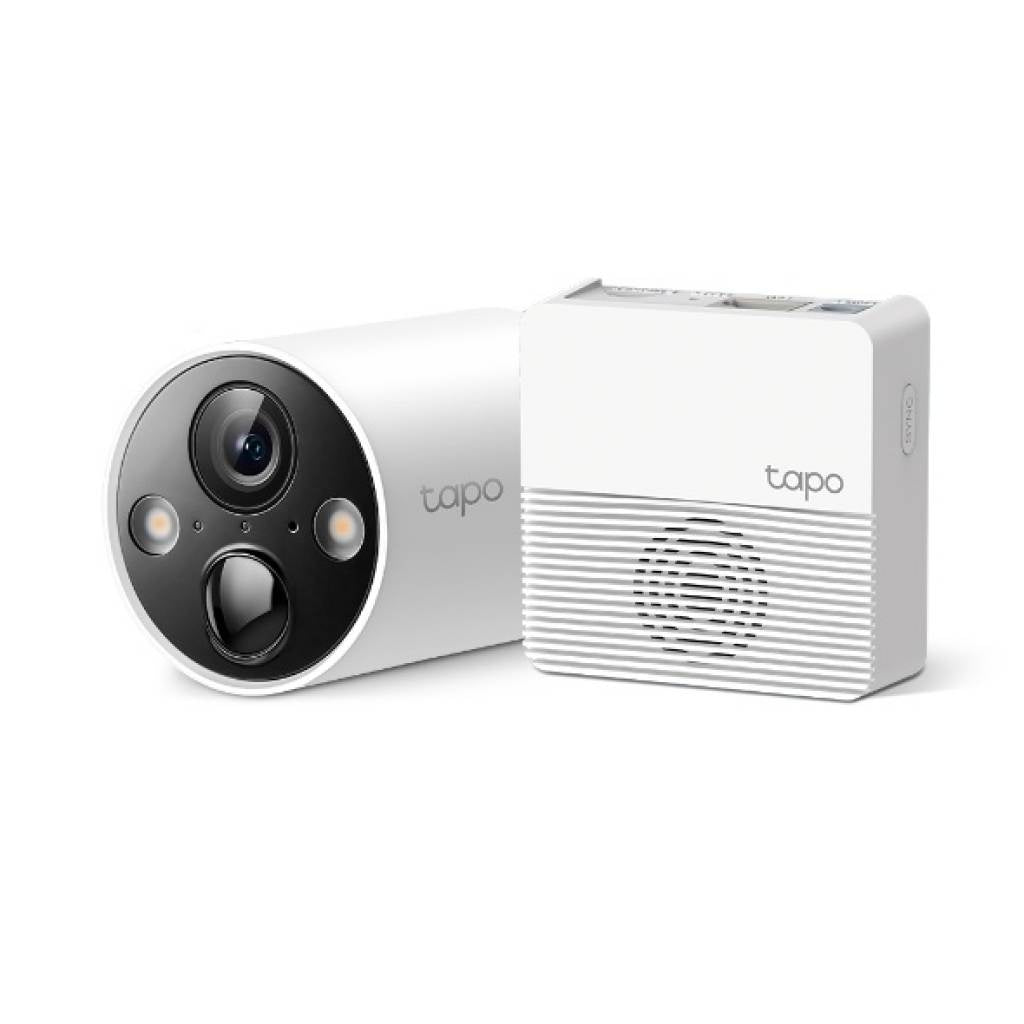 Cámara Seguridad Exterior TAPO C420S1 + Hub c/Batería 2K WiFi TP-LINK