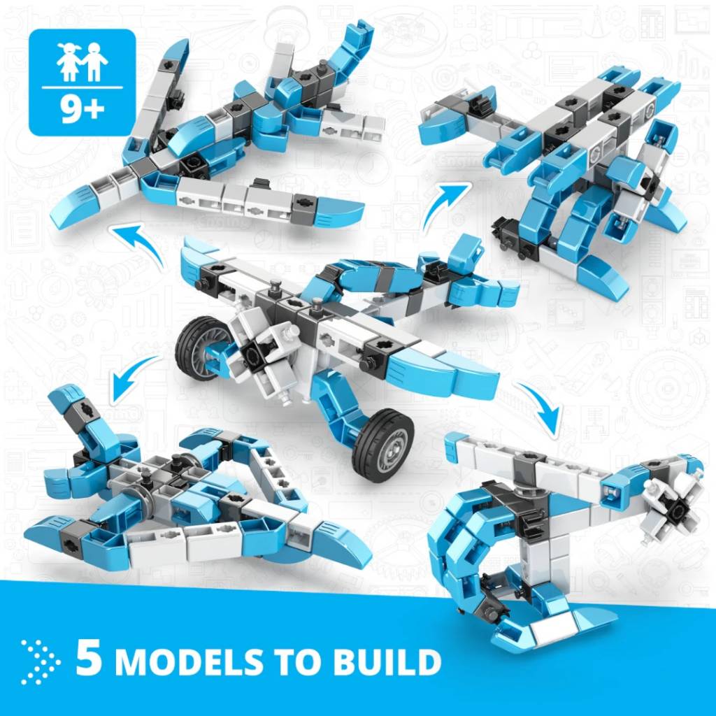 Inventor Mechanics Avión Acrobático +5 modelos IN11 ENGINO