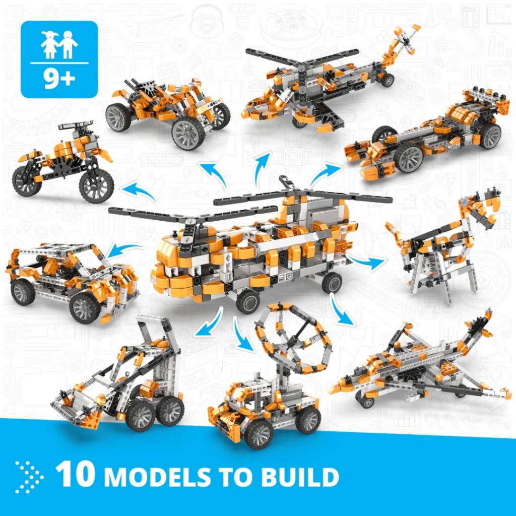 Juego de Armar Inventor Motorized – Helicóptero +10 Modelos (ENGINO IN70)
