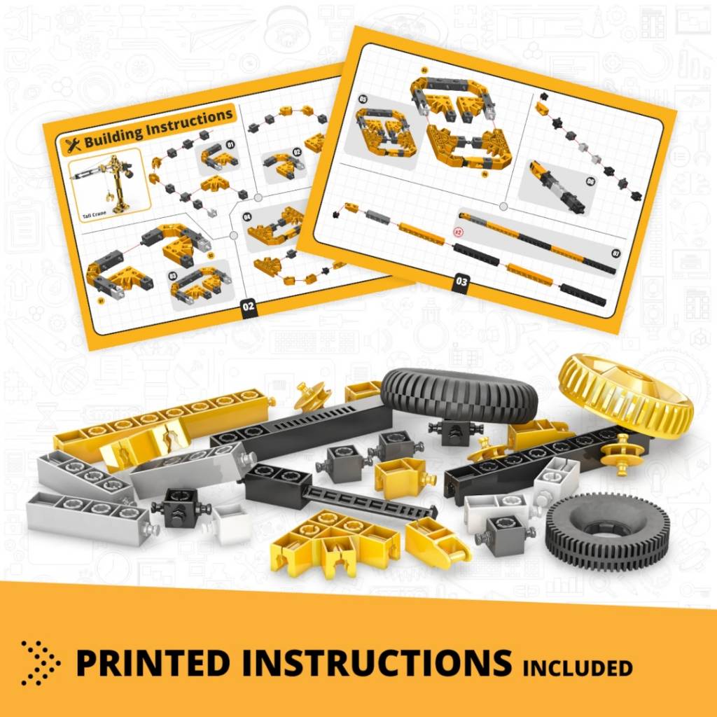 Juego de armar Creative Builder Motorized – Grúa +2 Modelos (ENGINO CB-M40)