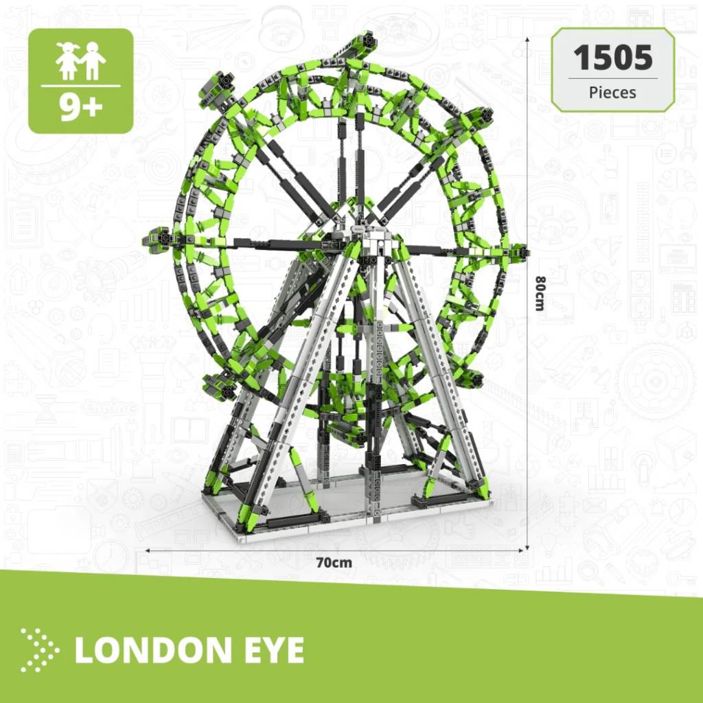 Para Armar Mega Builds – London Eye Motorizado (ENGINO MB10)
