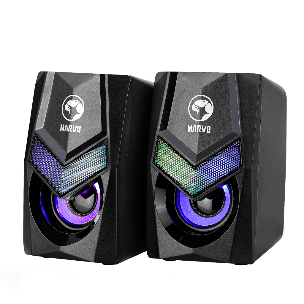 Parlantes Gamer 2x3W RGB USB SG-118 Marvo