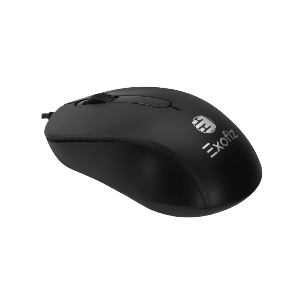 Combo USB Teclado y Mouse CO-01 Negro Exofiz