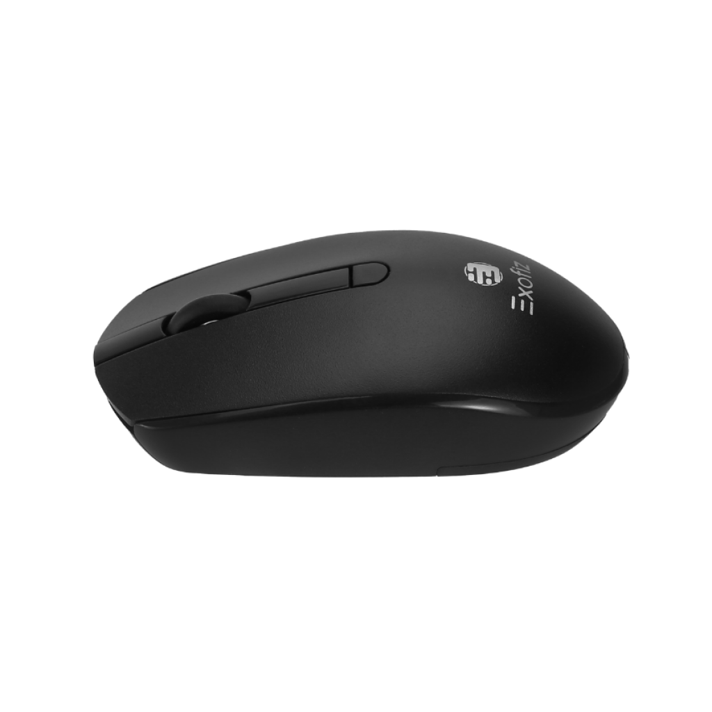 Mouse Inalámbrico MO-02 Negro Exofiz