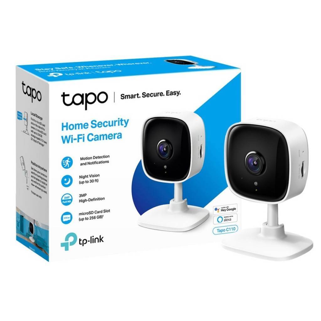 Cámara Wi-Fi TAPO C110 2K Inalámbrica Visión Nocturna TP-LINK