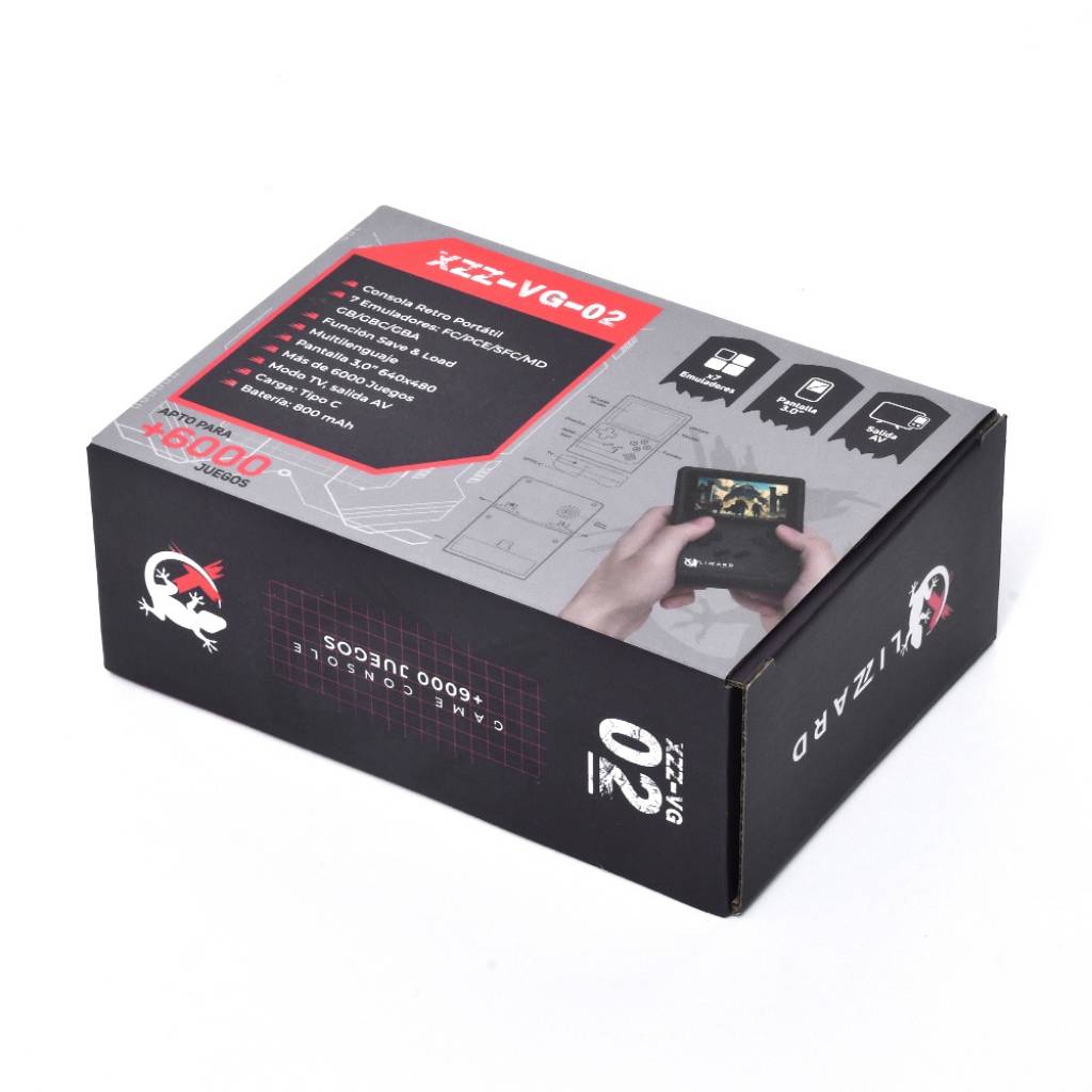 Consola Portátil XZZ-VG-02 Apto para 6.000 Juegos