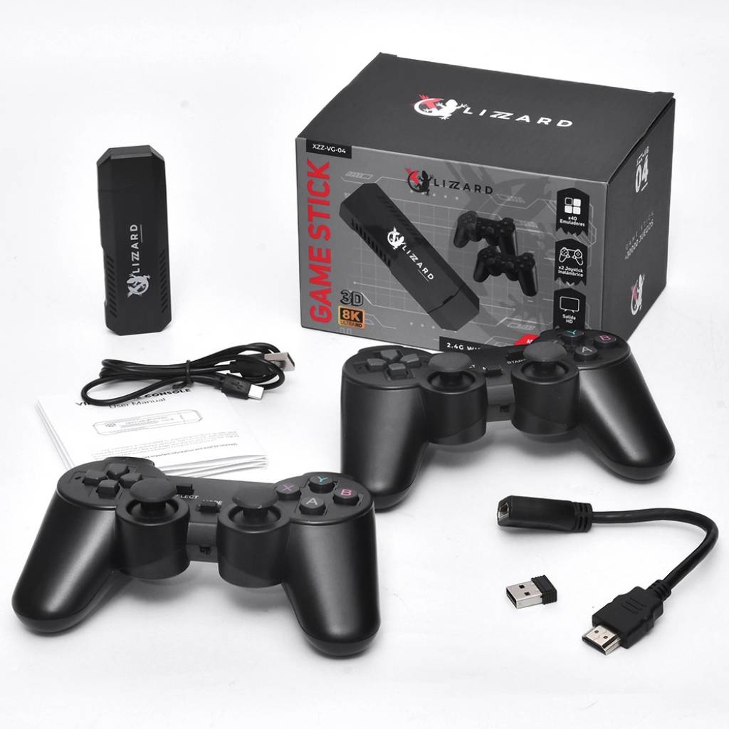 Consola Game Stick para TV XZZ-VG-04 Apto para +30.000 Juegos 8K