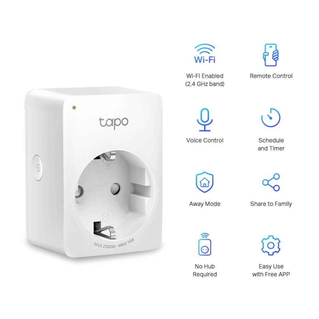 Enchufe Inteligente TAPO P100 Mini (2 pack) TP-LINK