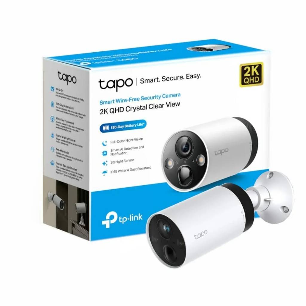 Cámara Seguridad Exterior TAPO C420 c/Batería 2K QHD WiFi TP-LINK
