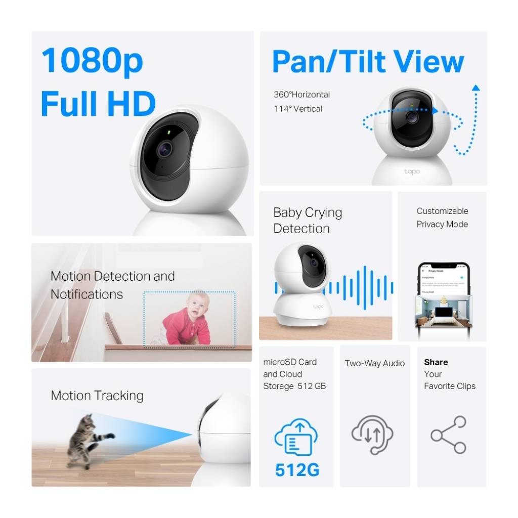 Cámara IP TAPO C200C HD Domotica