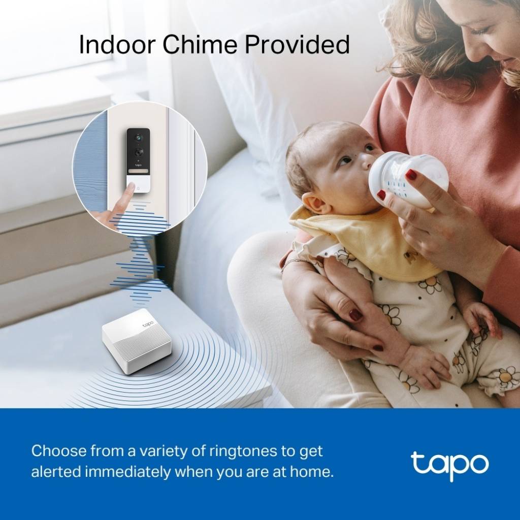Timbre Inteligente con Video y Batería Tapo D230S1 + Hub TP-LINK