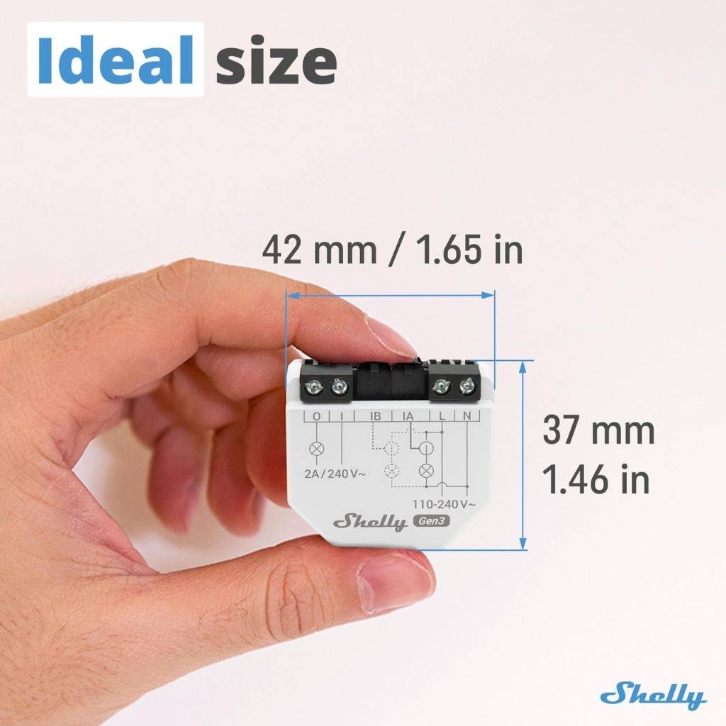 Medidor de energía inteligente Shelly EM Gen3