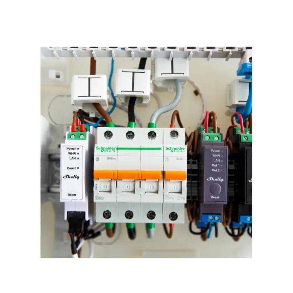Shelly Pro 3EM 120A Medidor Trifásico DIN PM