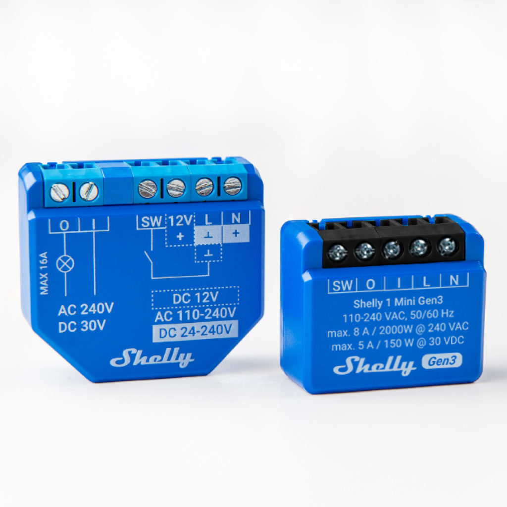 Shelly 1 Mini Gen3 Relé Wi-Fi