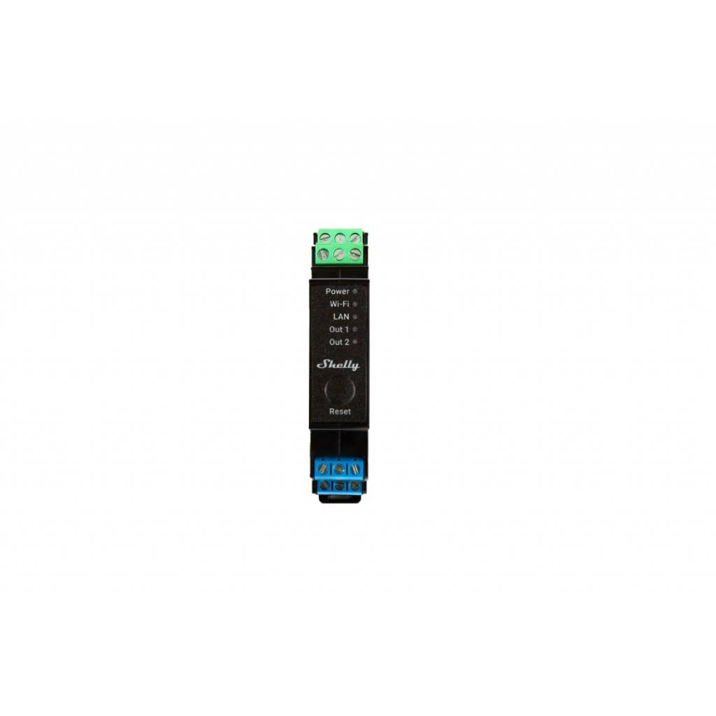 Rele Shelly Pro 2PM Wi-fi DIN Dual