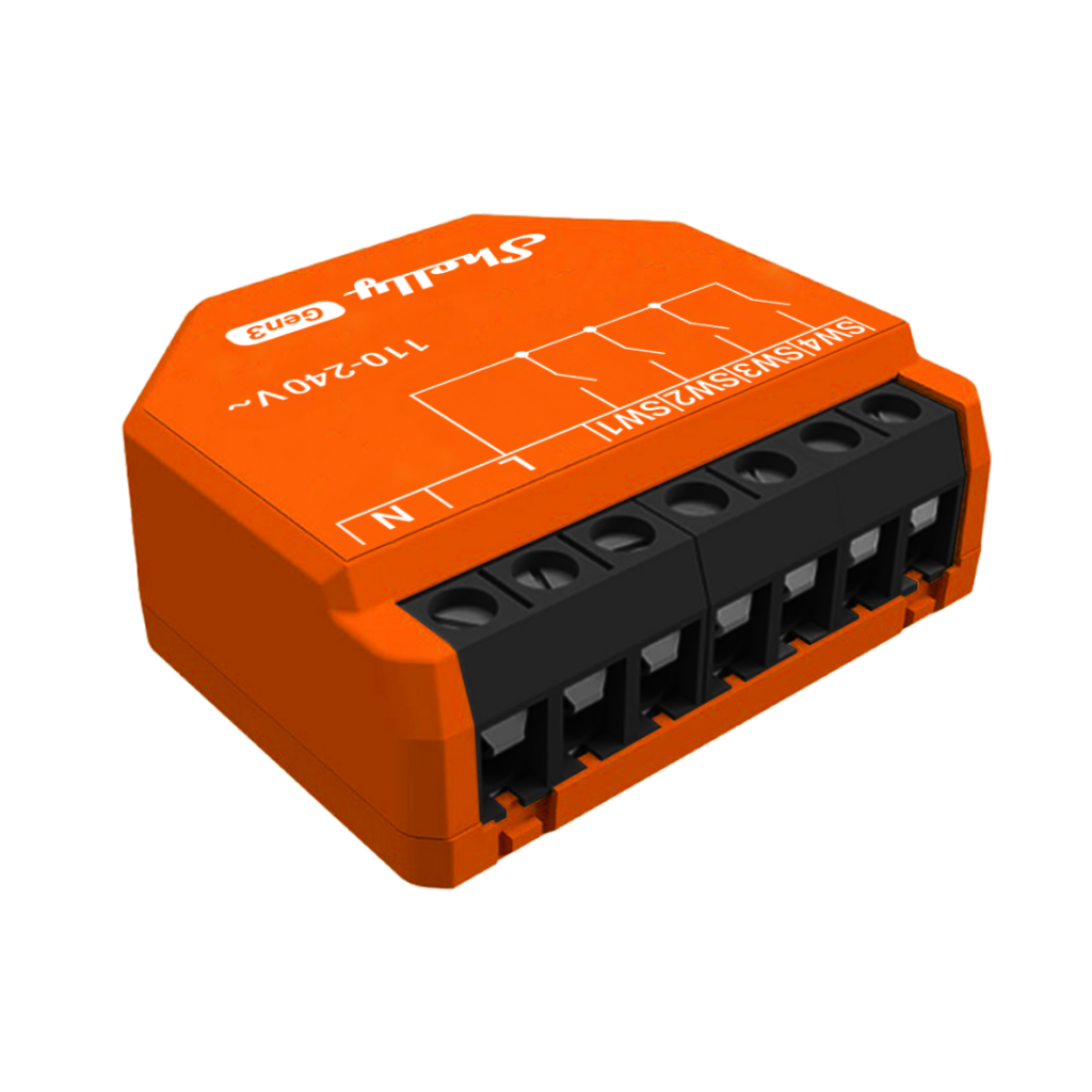 Shelly i4 Gen3 Interruptor de Entrada 4 Canales Wi-Fi