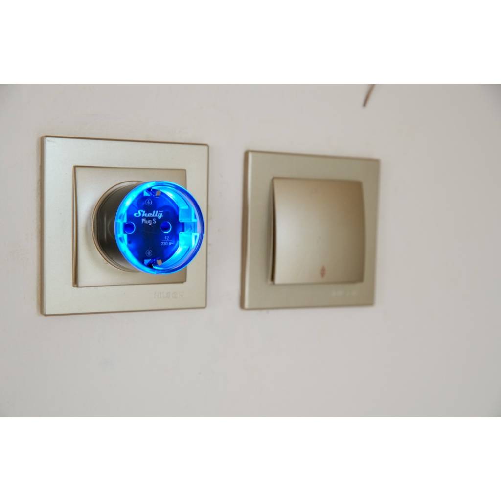 Enchufe Inteligente de Interior Shelly Plug S Gen3 PM Wi-Fi