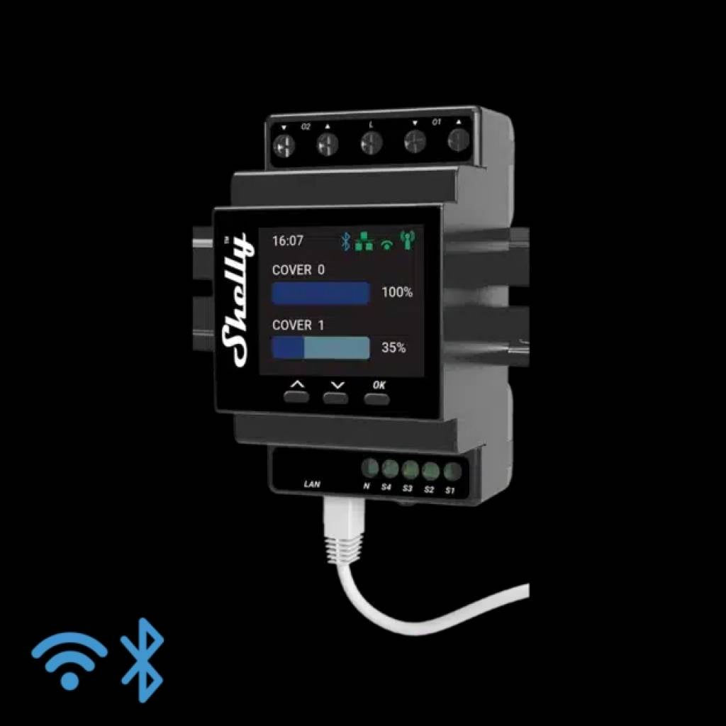 Shelly Pro Dual Cover PM Relé para Persianas DIN Wi-Fi