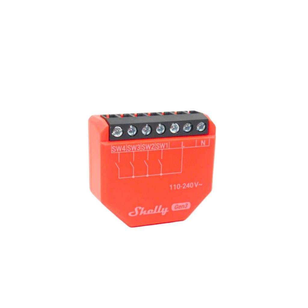 Shelly i4 Gen3 Interruptor de Entrada 4 Canales Wi-Fi