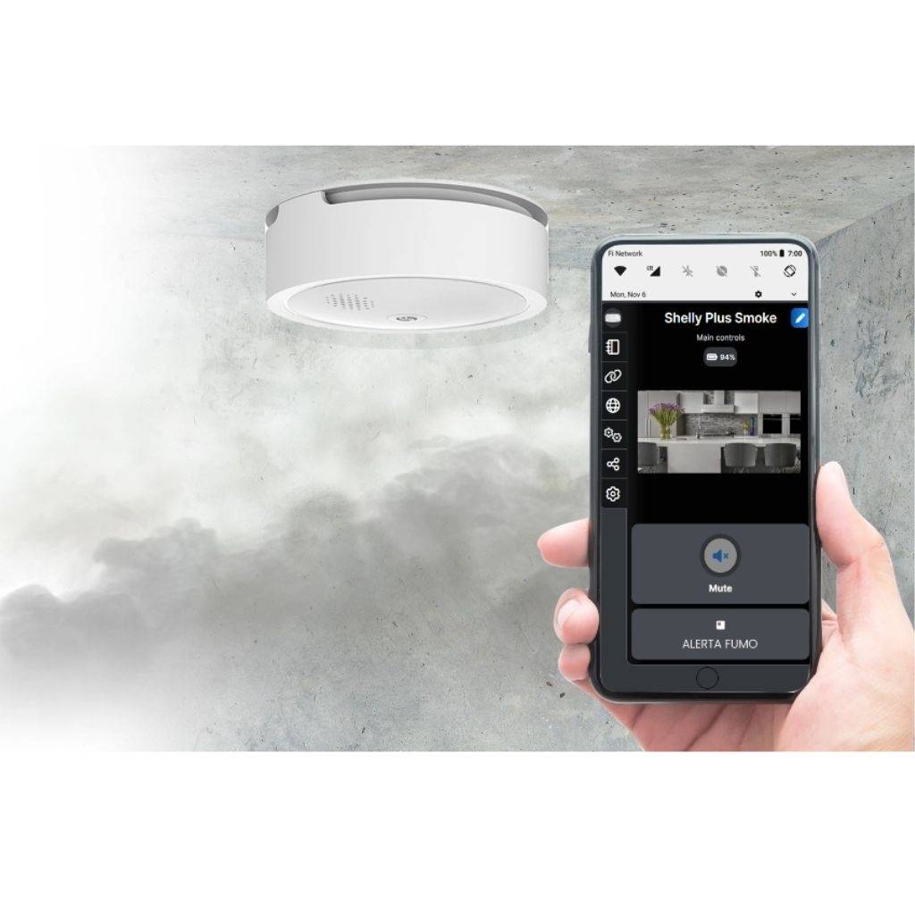 Detector de Humo Shelly Plus Smoke Alarm - Wi-Fi