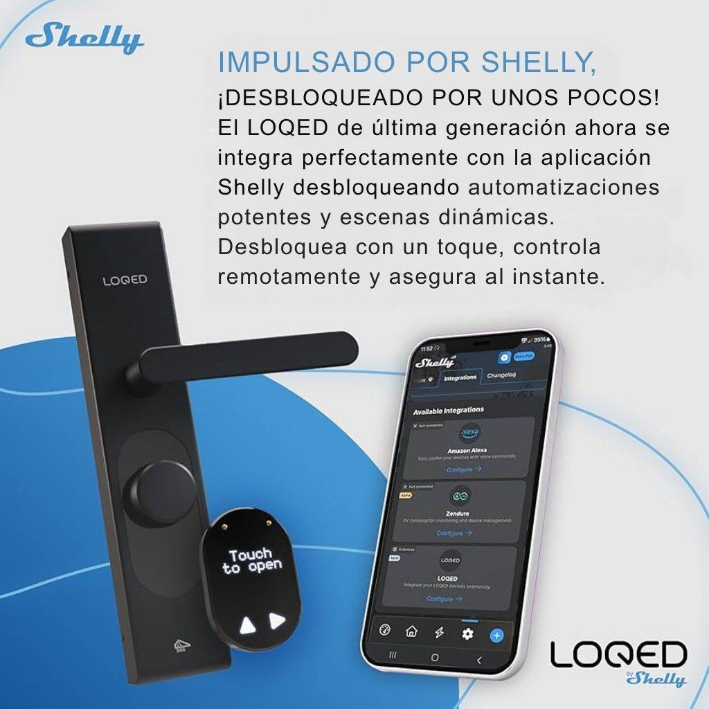 Cerradura Inteligente Táctil LOQED Shelly