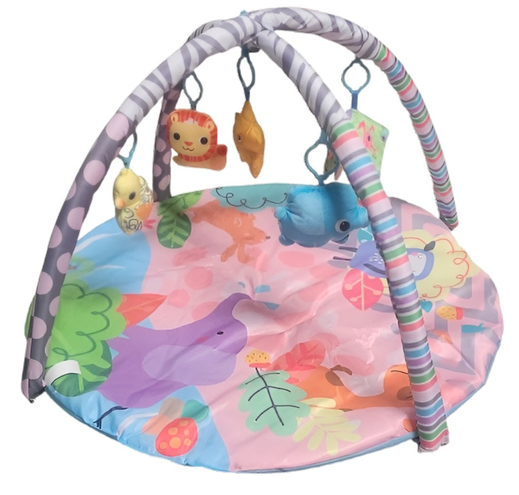 Gimnasio para bebe redondo Tinok Celeste