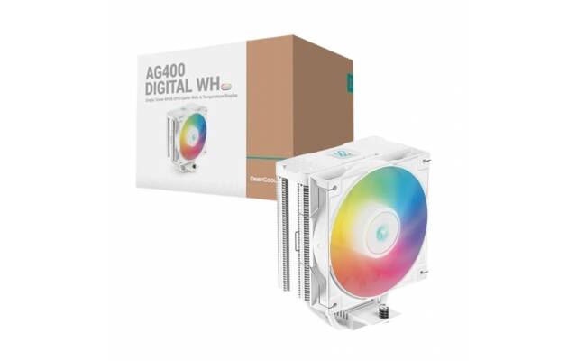 Cooler Deepcool AG400 Digital Blanco ARGB